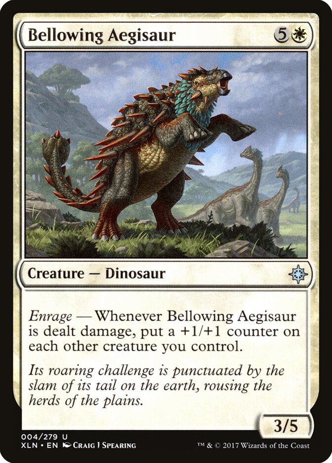 Bellowing Aegisaur - Ixalan (Uncommon) [XLN-4]