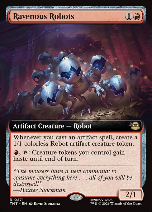 Ravenous Robots – Teenage Mutant Ninja Turtles (TMT-271) Magic: The Gathering card | LC-REM-20260804-15632296313164-c3e68d0d-c259-423e-a319-8b2397c4892c Hoofdafbeelding