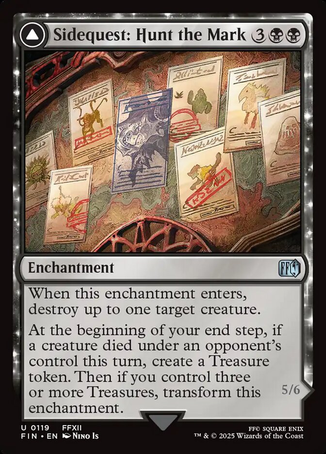 Sidequest: Hunt the Mark // Yiazmat, Ultimate Mark - Magic: The Gathering - FINAL FANTASY (Uncommon) [FIN-119] Hoofdafbeelding