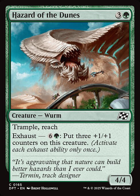 Hazard of the Dunes – Aetherdrift (DFT-165) Magic: The Gathering card Main image