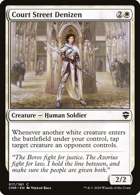 Court Street Denizen – Commander Legends (CMR-17) Magic: The Gathering card Image principale du produit