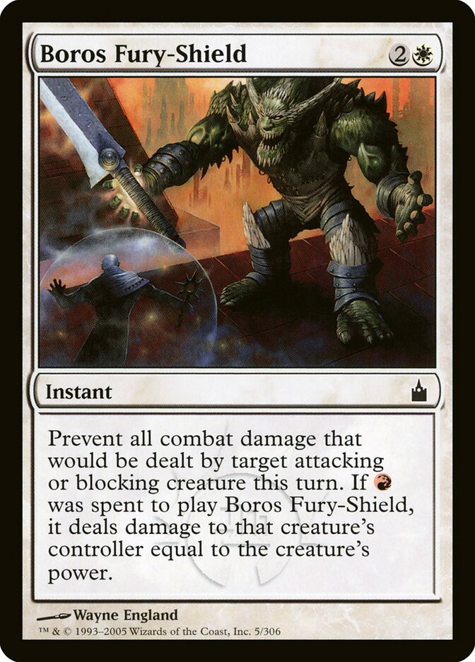 Boros Fury-Shield - Ravnica: City of Guilds (Common) [RAV-5]
