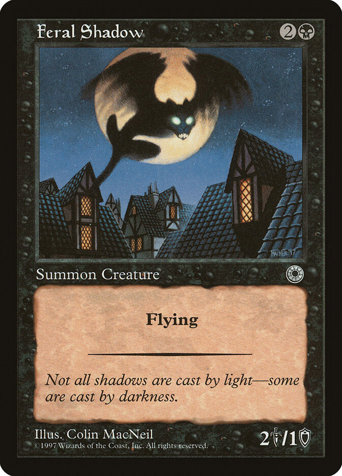 Magic-kaart Feral Shadow POR-93 uit Portal (Common) Hauptbild