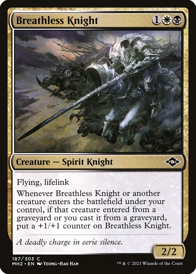 Breathless Knight - Modern Horizons 2 (Common) [MH2-187] Hoofdafbeelding
