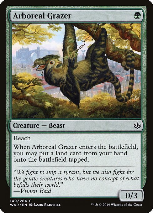 Arboreal Grazer – War of the Spark (WAR-149) Magic: The Gathering card | LC-REM-20260804-15150896283980-c4a5f86f-44a8-4735-909a-770586d33a15