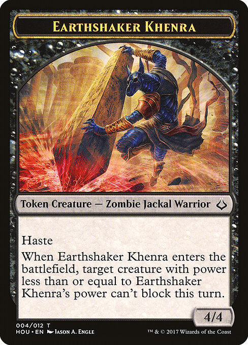 Earthshaker Khenra – Hour of Devastation Tokens (THOU-4) Magic: The Gathering card | LC-REM-20260804-15151698805068-c4bb3bd7-5aef-495e-81ba-f5d287981dbd