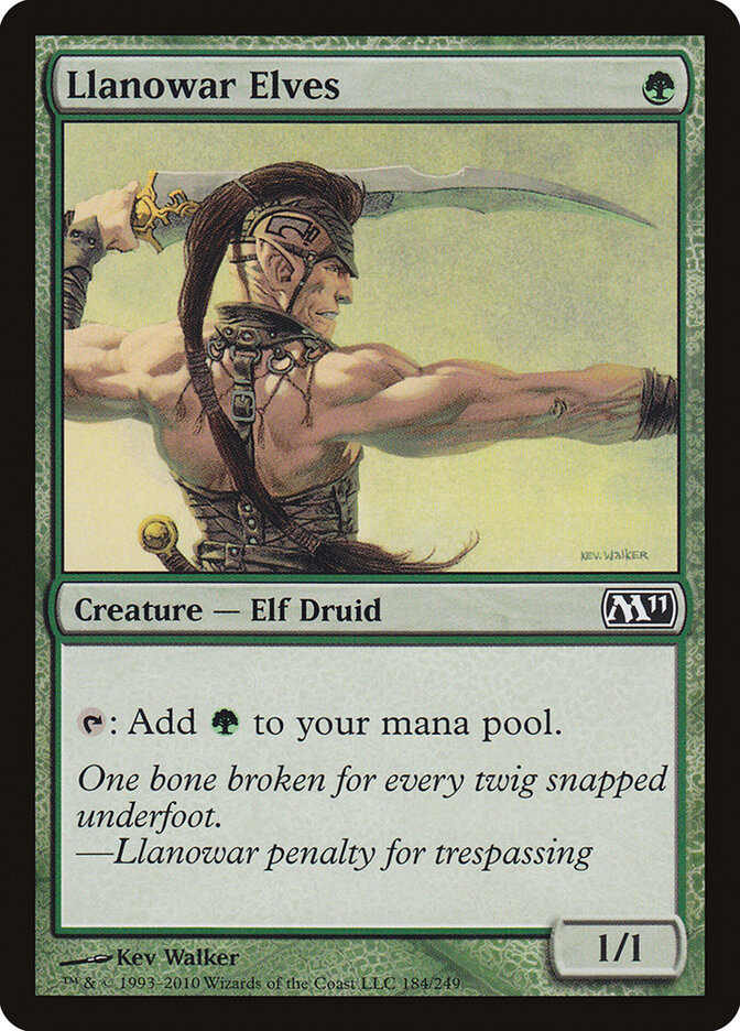 Llanowar Elves - Magic 2011 (Common) [M11-184] Image principale du produit