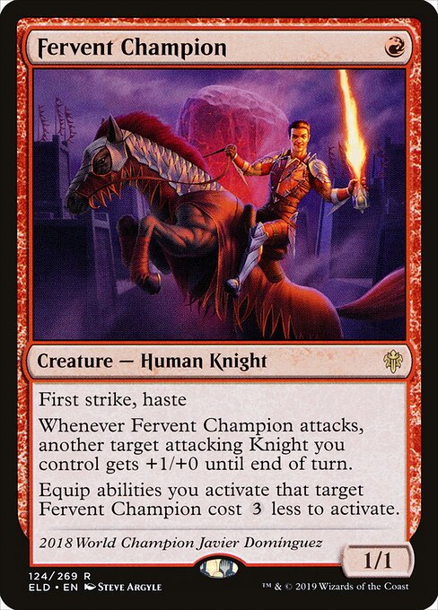 Fervent Champion – Throne of Eldraine (ELD-124) Magic: The Gathering card | LC-REM-20260804-15151290319180-c52d66db-5570-48a1-99cf-e0417517747b