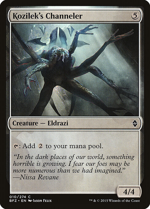 Kozilek's Channeler – Battle for Zendikar (BFZ-10) Magic: The Gathering card | LC-REM-20260804-15765054685516-c550d179-32ec-4ad8-91c2-d79320a21cba Imagen principal del producto