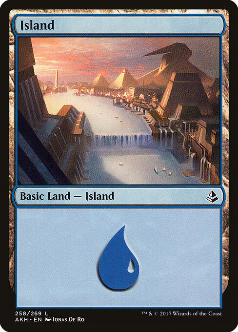 Island – Amonkhet (AKH-258) Magic: The Gathering card | LC-REM-20260804-15151797502284-c559fc49-54f3-426f-b2d2-525790a249a5 Imagen principal del producto