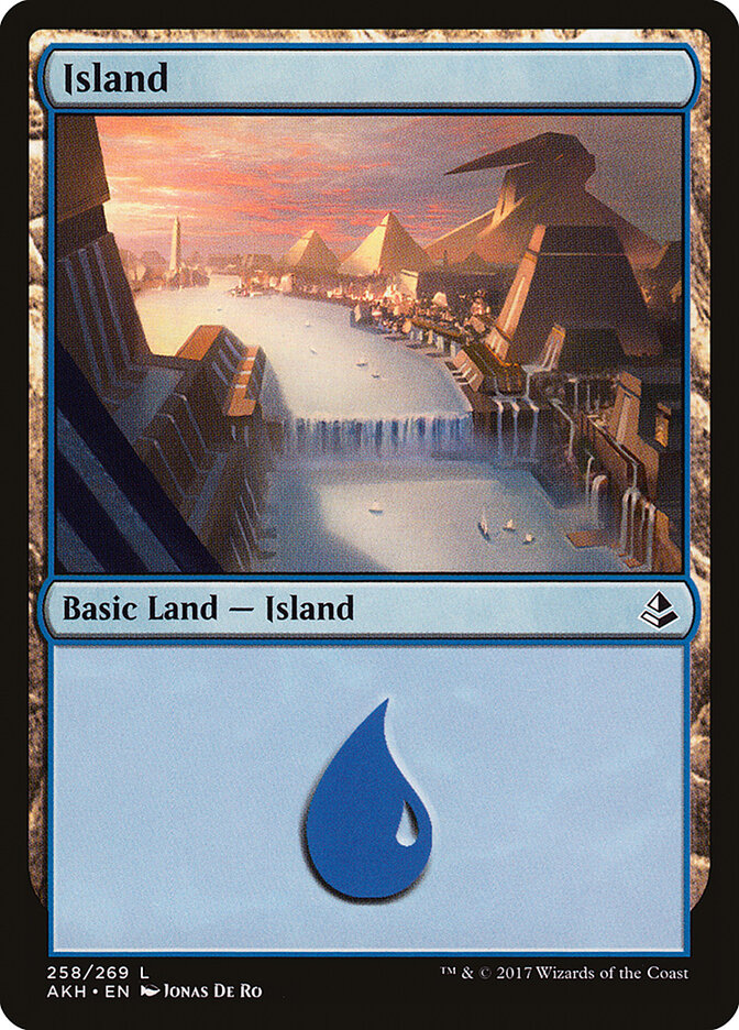 Island (V.2) - Amonkhet (Land) [AKH-258] Image principale du produit