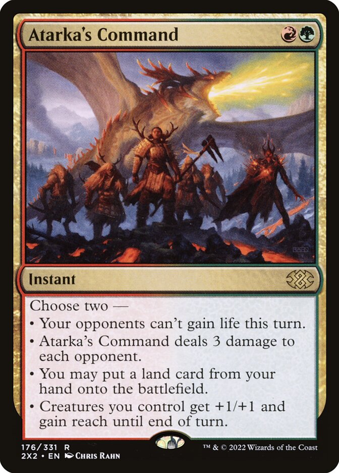 Atarka's Command - Double Masters 2022 (Rare) [2X2-176] Main image