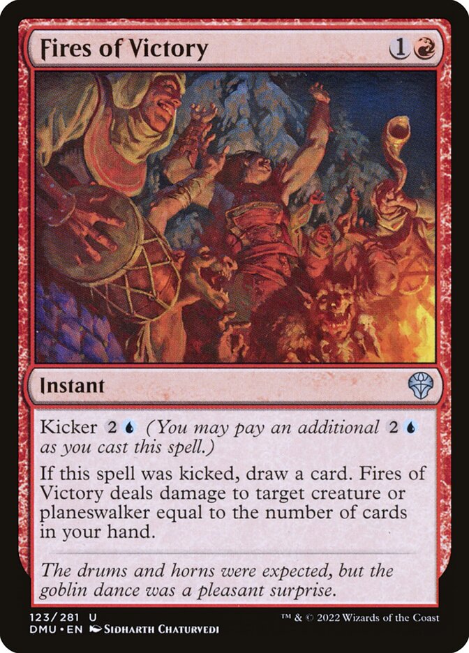 Fires of Victory - Dominaria United (Uncommon) [DMU-123] Hoofdafbeelding