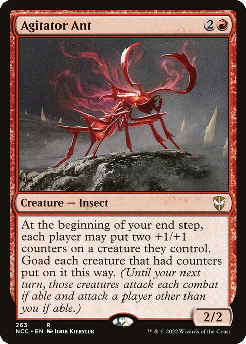 Agitator Ant – New Capenna Commander (NCC-263) Magic: The Gathering card