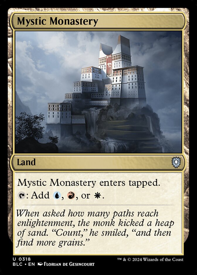 Mystic Monastery - Commander: Bloomburrow (Uncommon) [BLC-318]