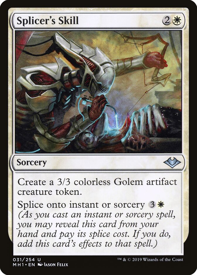 Splicer's Skill - Modern Horizons (Uncommon) [MH1-31]