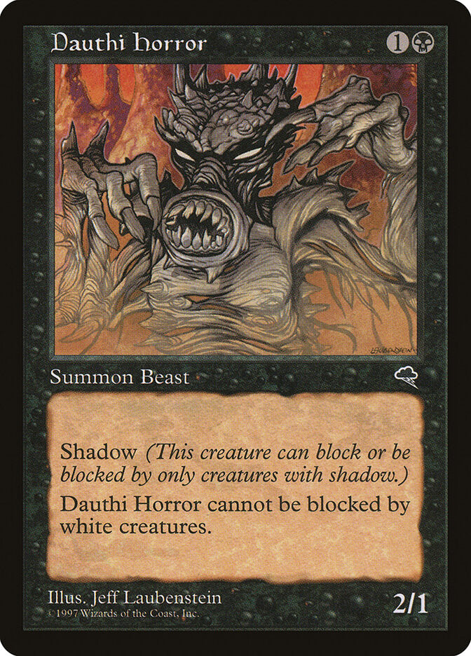 Magic-kaart Dauthi Horror TMP-122 uit Tempest (Common)