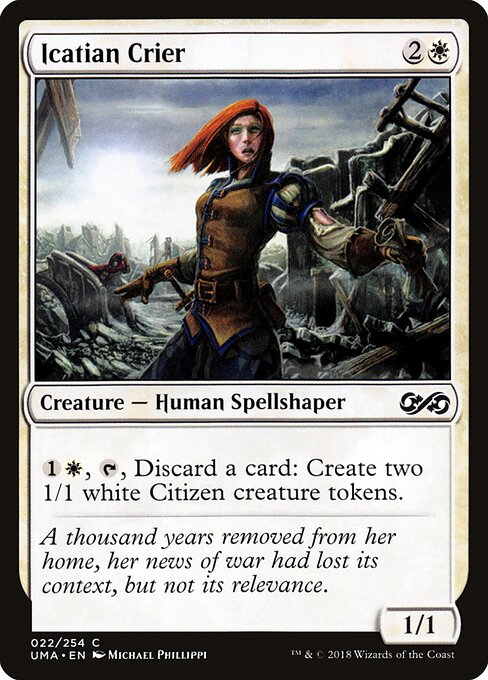 Icatian Crier – Ultimate Masters (UMA-22) Magic: The Gathering card | LC-REM-20260804-15909429018956-c5ba6543-ede7-45a5-8e8d-e17d3f545d3f