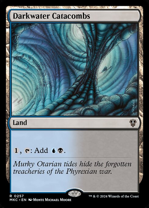 Darkwater Catacombs – Commander: Murders at Karlov Manor (MKC-257) Magic: The Gathering card