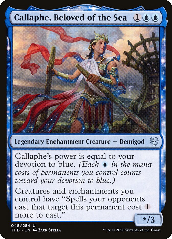 Callaphe, Beloved of the Sea - Theros Beyond Death (Uncommon) [THB-45]
