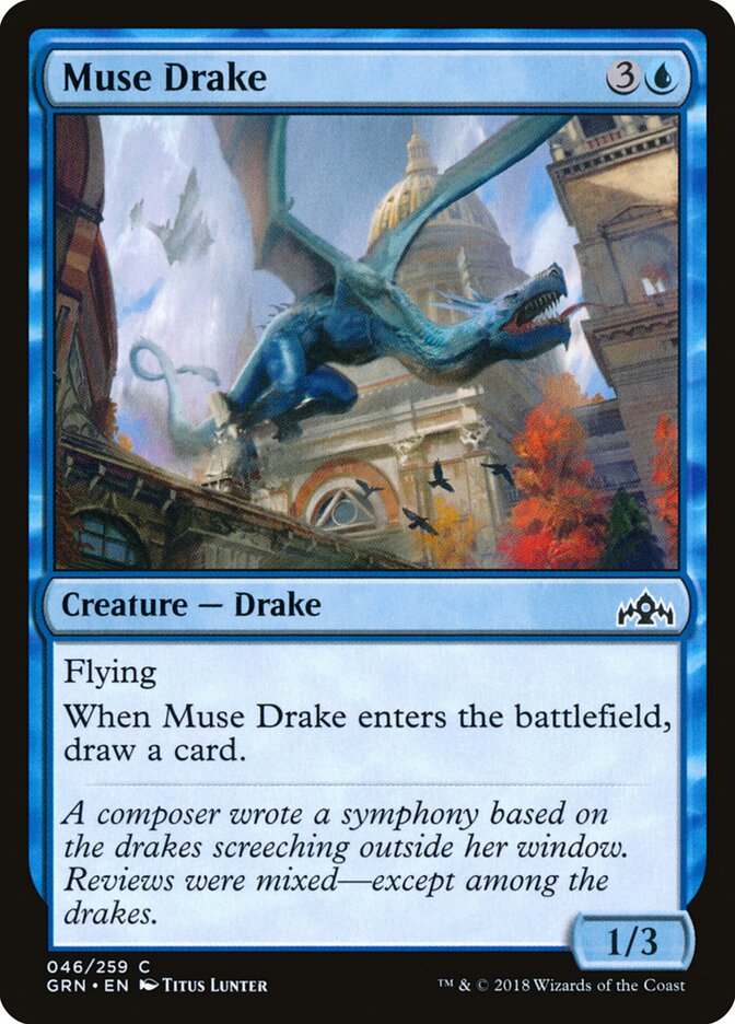 Muse Drake - Guilds of Ravnica (Common) [GRN-46]