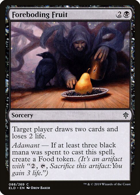 Foreboding Fruit – Throne of Eldraine (ELD-88) Magic: The Gathering card