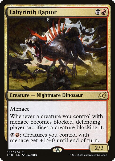 Labyrinth Raptor – Ikoria: Lair of Behemoths (IKO-193) Magic: The Gathering card