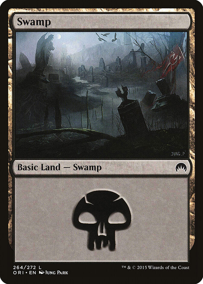 Swamp (V.4) - Magic Origins (Land) [ORI-264]