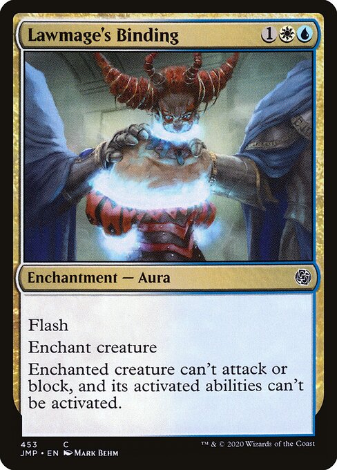 Lawmage's Binding – Jumpstart (JMP-453) Magic: The Gathering card