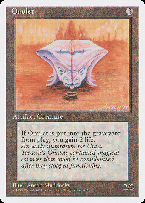 Onulet – Fourth Edition (4ED-340) Magic: The Gathering card | LC-REM-20260804-15151562064204-c64c2dff-9c11-4c91-a606-b5de704f18d4