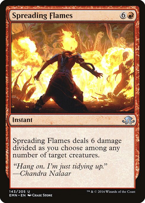 Spreading Flames – Eldritch Moon (EMN-143) Magic: The Gathering card
