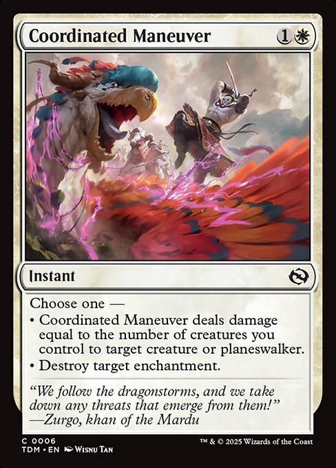 Coordinated Maneuver – Tarkir: Dragonstorm (TDM-6) Magic: The Gathering card | LC-REM-20260804-15401863807308-c6569487-53c5-4b91-877d-e4e31bfa90c0