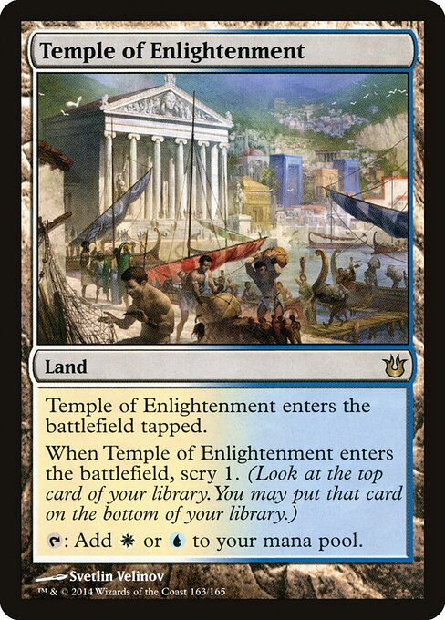 Temple of Enlightenment – Born of the Gods (BNG-163) Magic: The Gathering card