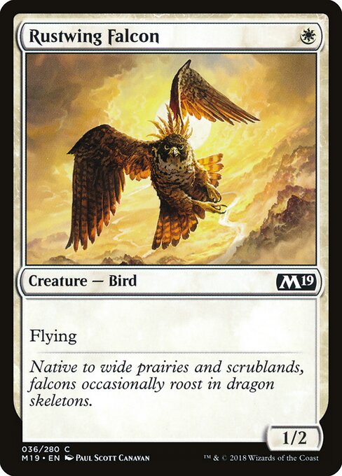 Rustwing Falcon – Core 2019 (M19-36) Magic: The Gathering card