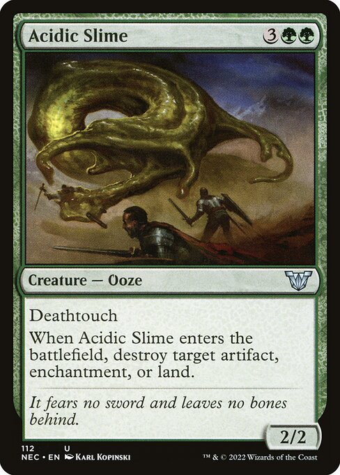 Acidic Slime – Neon Dynasty Commander (NEC-112) Magic: The Gathering card | LC-REM-20260804-15711433883980-c672b34d-066e-40e6-a499-3ab68ea6514c