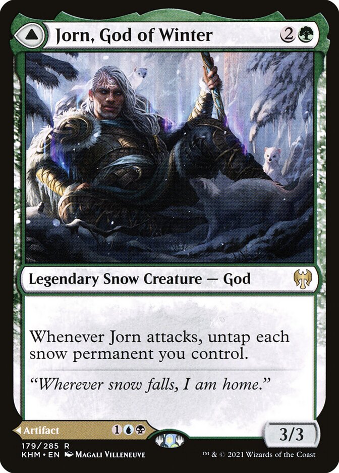 Magic-kaart Jorn, God of Winter // Kaldring, the Rimestaff KHM-179 uit Kaldheim (Rare)