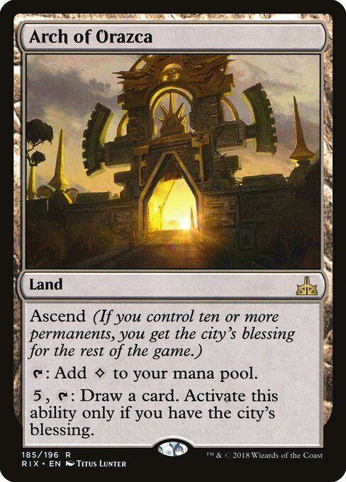Arch of Orazca – Rivals of Ixalan (RIX-185) Magic: The Gathering card | LC-REM-20260804-15150834942284-c6d47162-749b-47d5-9589-8f1dbf60b9f3