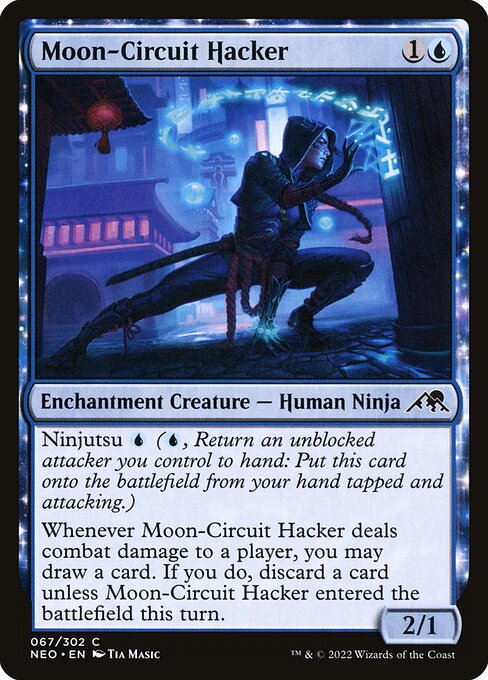 Moon-Circuit Hacker – Kamigawa: Neon Dynasty (NEO-67) Magic: The Gathering card