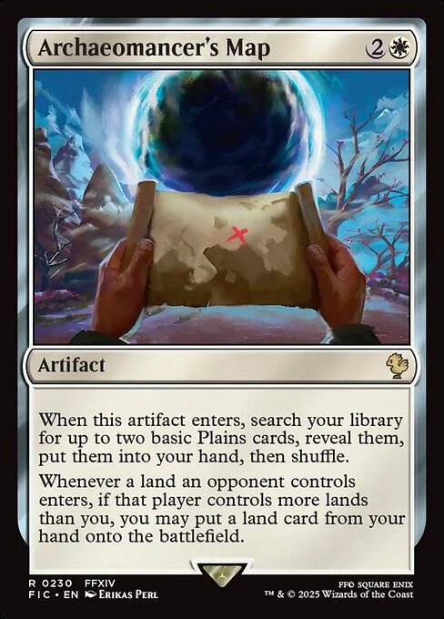 Archaeomancer's Map – Final Fantasy Commander (FIC-230) Magic: The Gathering card | LC-REM-20260804-15339513282892-c6ff5063-c93f-4b21-8d08-ab0e8e046d39 Image principale du produit