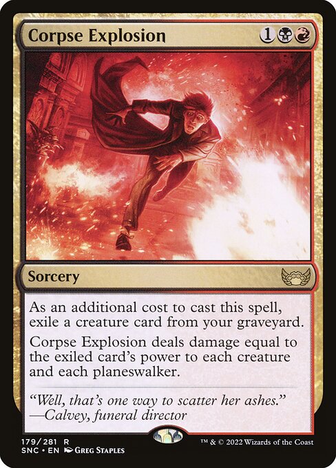 Corpse Explosion – Streets of New Capenna (SNC-179) Magic: The Gathering card | LC-REM-20260804-15150814298444-c700eff3-138b-4d4c-ba36-58b98986168c