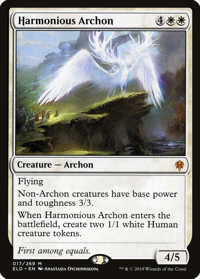 Harmonious Archon - Throne of Eldraine (Mythic) [ELD-17]