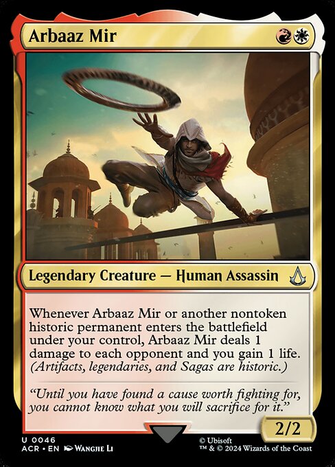 Arbaaz Mir – Assassin's Creed (ACR-46) Magic: The Gathering card