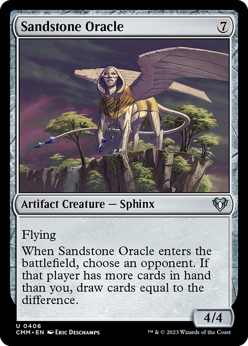 Sandstone Oracle – Commander Masters (CMM-406) Magic: The Gathering card Immagine principale del prodotto