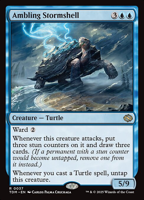 Ambling Stormshell – Tarkir: Dragonstorm (TDM-37) Magic: The Gathering card | LC-REM-20260804-15401914630476-c74d4a57-0f66-4965-9ed7-f88a08aa1d15