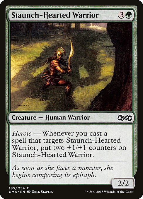 Staunch-Hearted Warrior – Ultimate Masters (UMA-185) Magic: The Gathering card | LC-REM-20260804-15610412597580-c754202d-adc9-4d02-b1b3-ec253f7e637a
