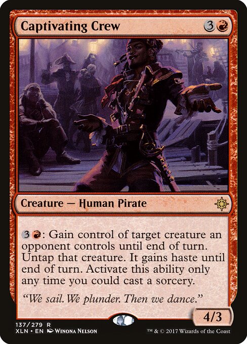 Captivating Crew – Ixalan (XLN-137) Magic: The Gathering card