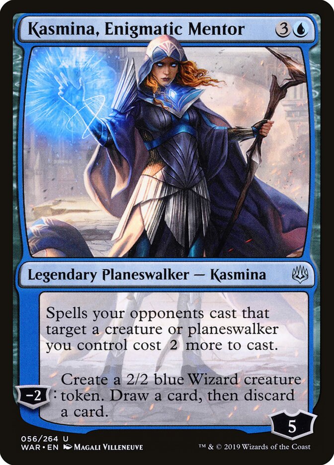 Kasmina, Enigmatic Mentor - War of the Spark (Uncommon) [WAR-56]