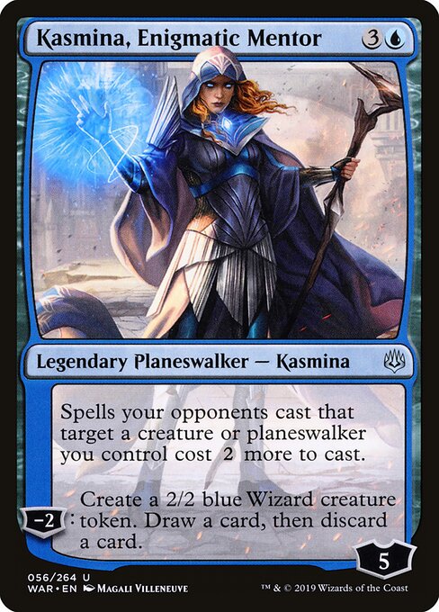 Kasmina, Enigmatic Mentor – War of the Spark (WAR-56) Magic: The Gathering card | LC-REM-20260804-15909429608780-c77d9454-a78c-4063-ad66-46b2f5a030aa