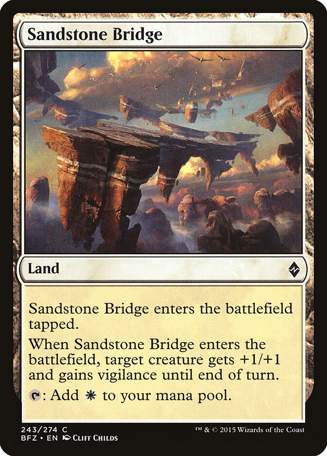 Sandstone Bridge - Battle for Zendikar (Common) [BFZ-243] Main image