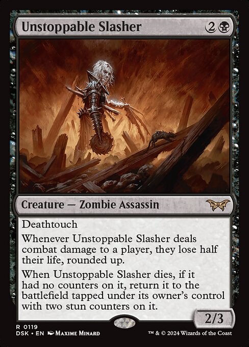 Unstoppable Slasher – Duskmourn: House of Horror (DSK-119) Magic: The Gathering card | LC-REM-20260804-15523473064268-c78da035-6b5b-4136-9ab6-f622b64fdc54